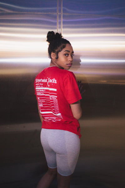 Streetwear Facts T-Shirt (Red)